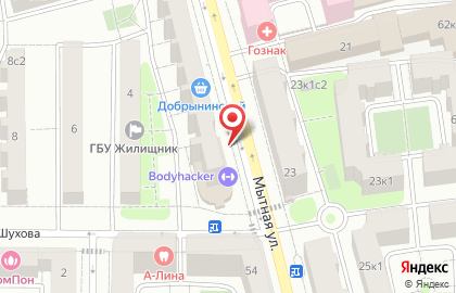 Супермаркет здорового питания ВкусВилл на Мытной улице на карте
