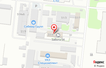 Центр по уходу за пожилыми людьми Забота на карте