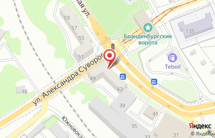 Торговая компания Супротек на Железнодорожной улице на карте