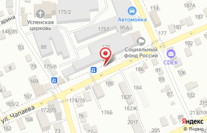 Автокомплекс в Ростове-на-Дону на карте