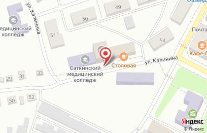 Автошкола Вираж в Челябинске на карте
