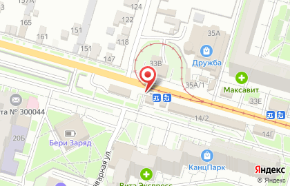 Магазин овощей в Зареченском районе на карте