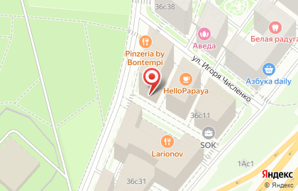 Ателье по пошиву мужских костюмов Zoletto на Ленинградском проспекте на карте