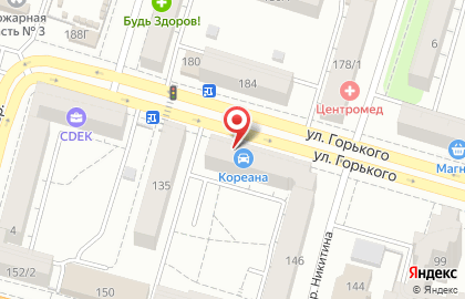 Сервисный центр и магазин аксессуаров Микро-Схема на улице Горького на карте