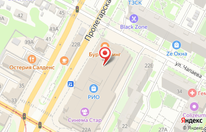 Ювелирный салон Sunlight на Пролетарской улице на карте