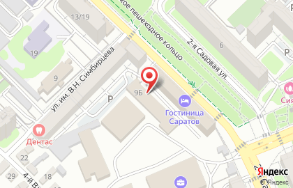 Наследие в Саратове на карте