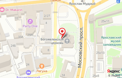 Приход Богоявленского храма на карте