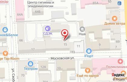 Магнитвдом на Московской улице на карте