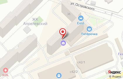 Текстиль Рум (Москва) на улице Островского на карте