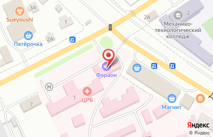 Супермаркет Красное & Белое в Бутурлиновке на карте