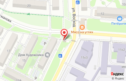 Павильон хлебобулочных изделий на улице Шамиля Усманова на карте
