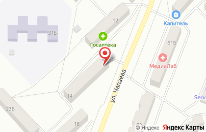 Служба заказа легкового транспорта Престиж на улице Чапаева на карте