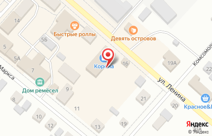 Страховая компания Росгосстрах на улице Ленина, 14 на карте