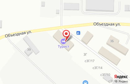 Гостиница Турист в Северобайкальске на карте