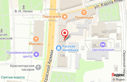 Многолестниц на карте