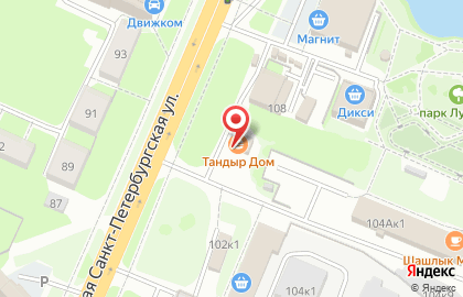 Магазин Вино-Табак на Большой Санкт-Петербургской улице на карте