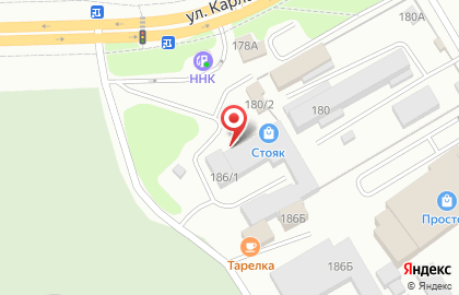 Производственно-торговая компания Опора Маркет на улице Карла Маркса на карте