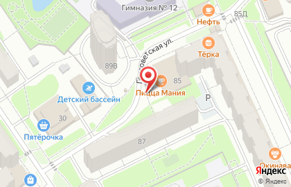 Сервисный центр Заправка5 на улице Декабристов на карте