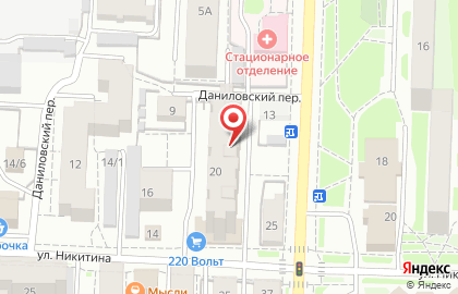 Группа страховых компаний Югория на улице Никитина на карте