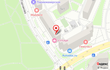 АСНА на улице Горчакова на карте