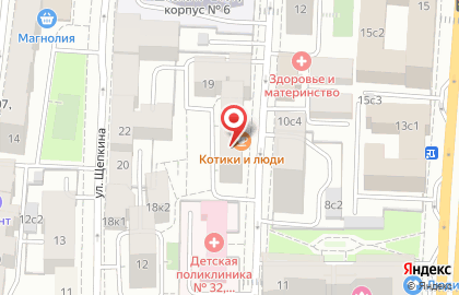 Производственная компания Аконит-М на улице Гиляровского на карте