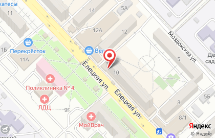 Аптека Озерки в Волгограде на карте