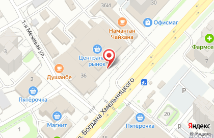 Магазин мясной продукции Св-плюс на улице Богдана Хмельницкого на карте