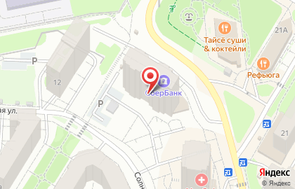 Стоматологическая клиника Алекс на Солнечной улице на карте