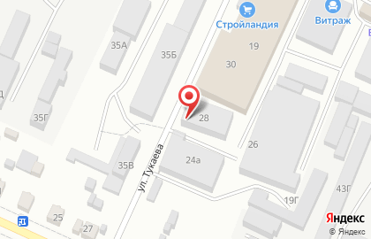 Торговая компания Декор Окна на улице Тукаева на карте