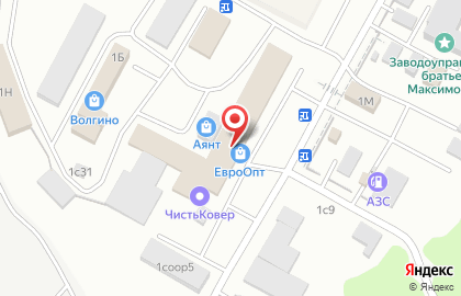 ЕвроОпт в Советском районе на карте