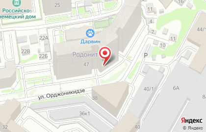 Магазин профессиональной косметики в Новосибирске на карте