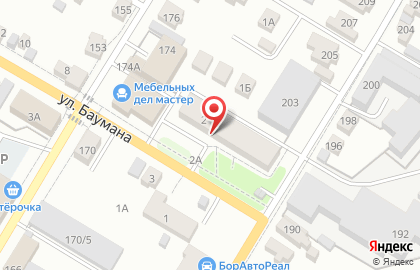 Магазин Строй крепеж на улице Баумана на карте