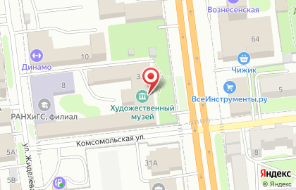 Ивановский областной художественный музей на карте