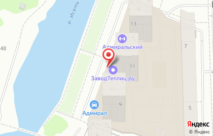 Производственная компания УралАктив в Верх-Исетском районе на карте