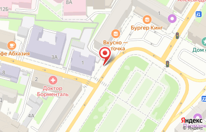 Киоск фастфудной продукции в Нижегородском районе на карте