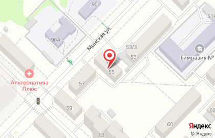 Логопедический центр Базис речевого и общего развития на Минской улице на карте