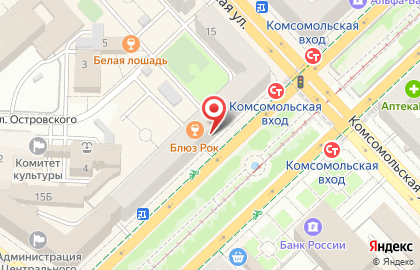 Топаз в Центральном районе на карте