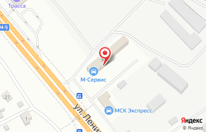 Автотехцентр М-сервис в Люберцах на карте