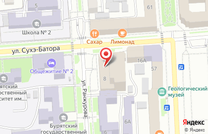 Сотовая компания Байкалвестком в Советском районе на карте