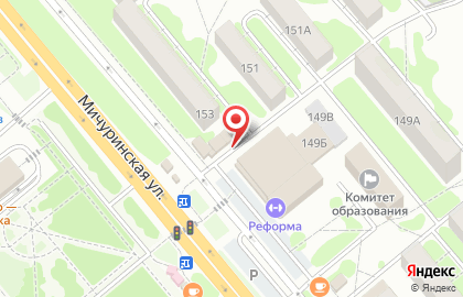 Питстоп на Мичуринской улице на карте