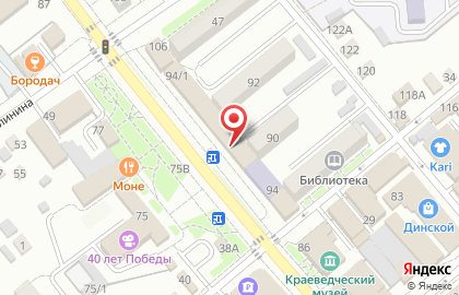 Салон штор на Красной улице на карте