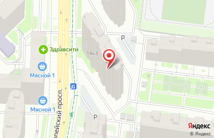 Автошкола АвтоЗачёт на Европейском проспекте, 14 к 3 на карте
