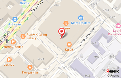 Точка продажи кофе на песке Sabbia в Тверском районе на карте
