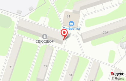 Парикмахерская Цирюльня на улице Ломоносова на карте