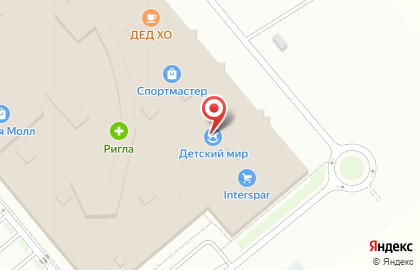 Магазин детских товаров Детский мир в Калининграде на карте