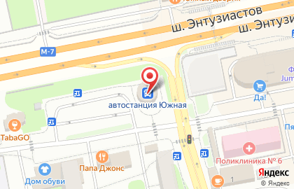 Пиццерия Додо Пицца на улице Некрасова в Балашихе на карте