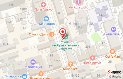 Ростовский областной музей изобразительных искусств в Ростове-на-Дону на карте