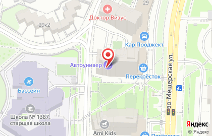 Автоломбард Финансист Москва на Соколово-Мещерской улице на карте