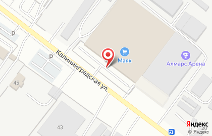 Гипермаркет Маяк на Калининградской улице на карте