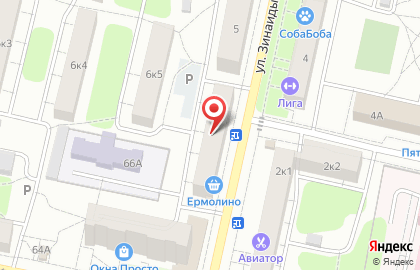 Фантазия на улице Зинаиды Коноплянниковой на карте